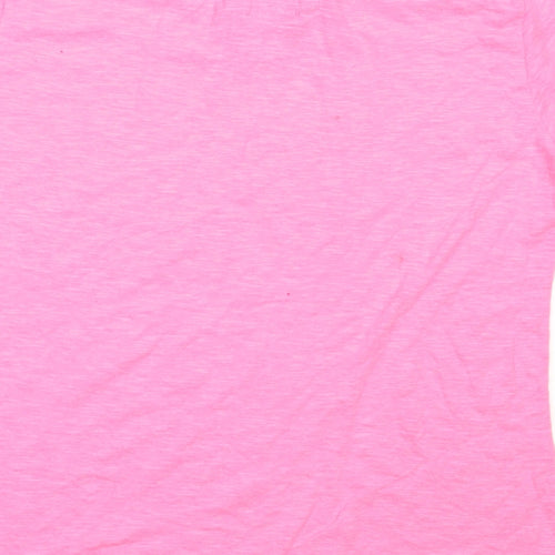 Primark Womens Pink Solid Polyester Top Pyjama Top Size M