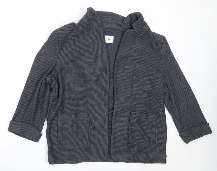 TU Womens Blue Jacket Size 16