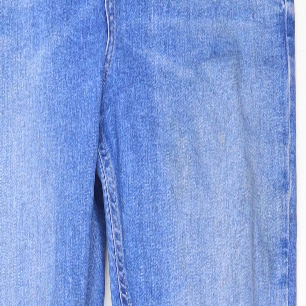 Very Womens Blue  Cotton Skinny Jeans Size 10 L28 in Regular