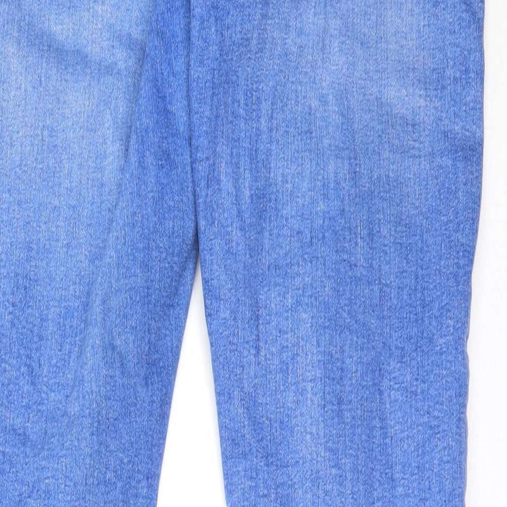 Very Womens Blue  Cotton Skinny Jeans Size 10 L28 in Regular