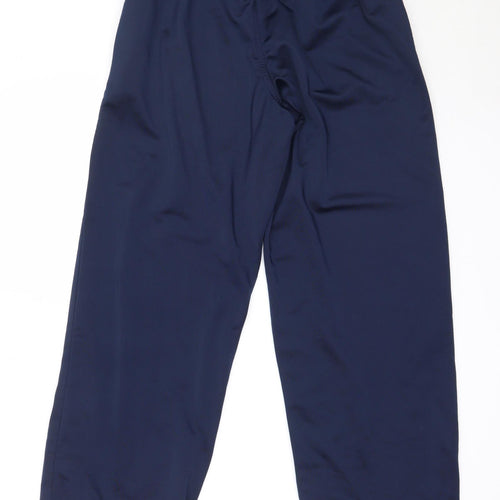 Umbro Mens Blue  Polyester Sweatpants Trousers Size S L28 in Regular