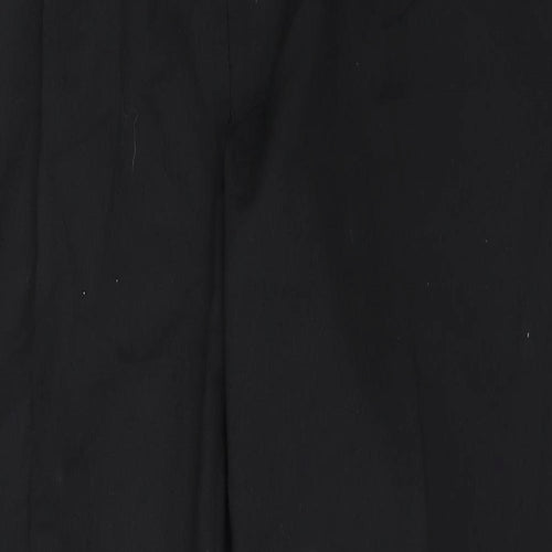 Marks and Spencer Mens Black  Polyester Trousers  Size 38 in L31 in Regular