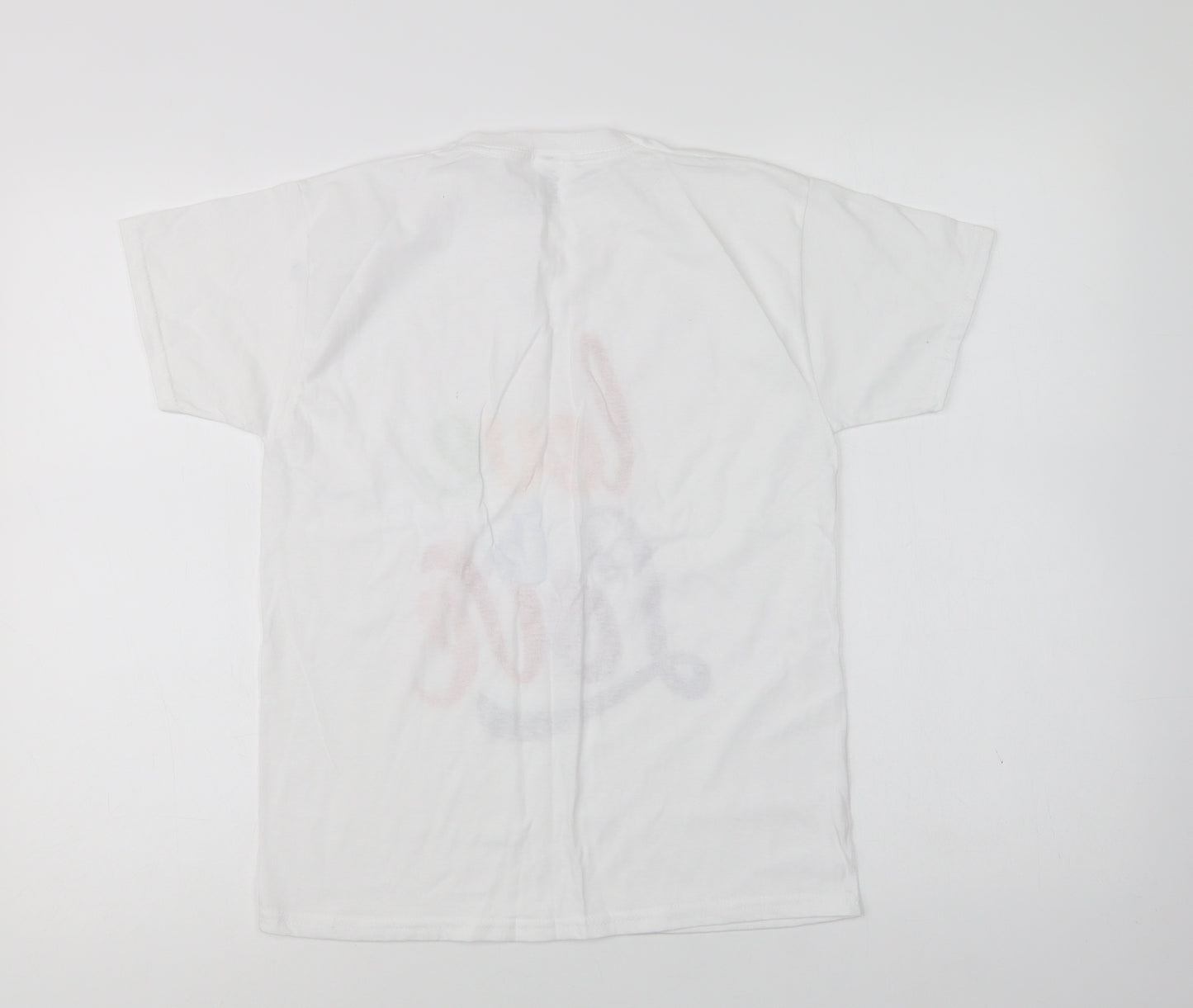 Fruit of the Loom Girls White  Cotton Basic Polo Size 9-10 Years Crew Neck