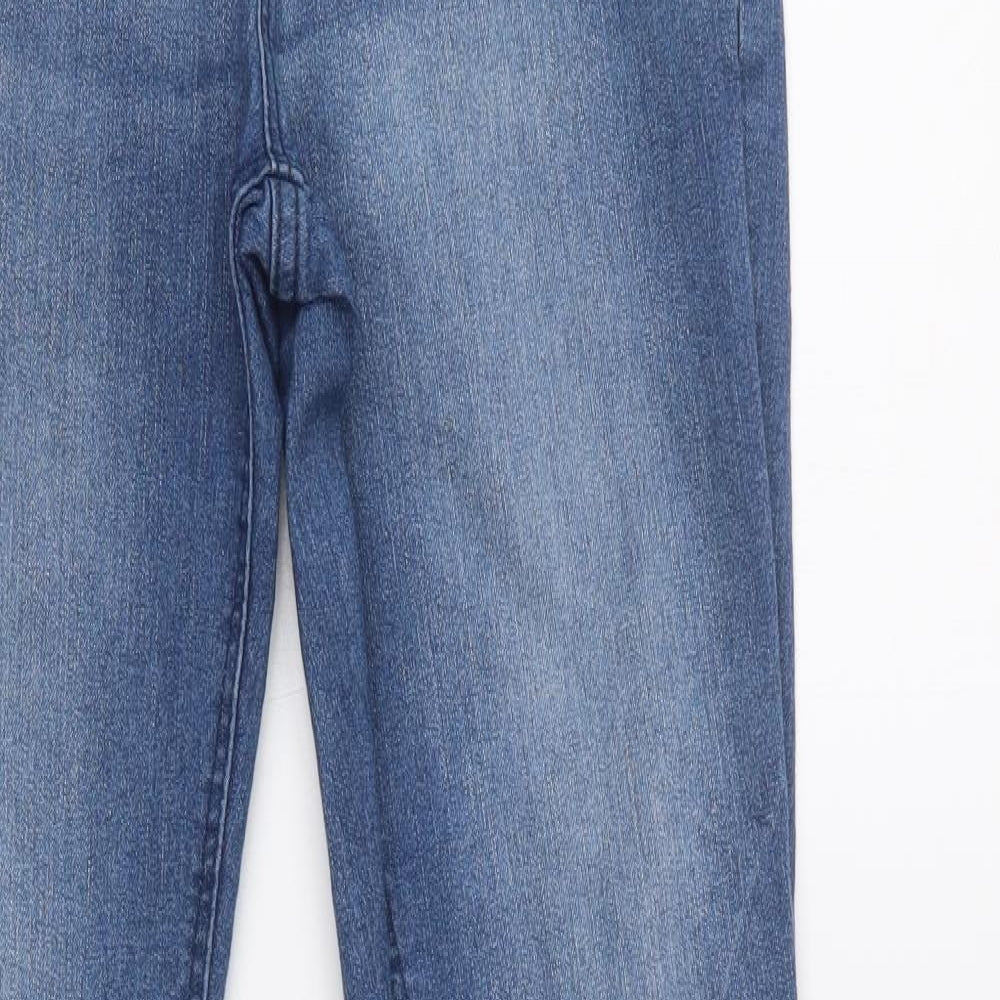 Primark Womens Blue  Cotton Jegging Jeans Size 12 L32 in Regular Button