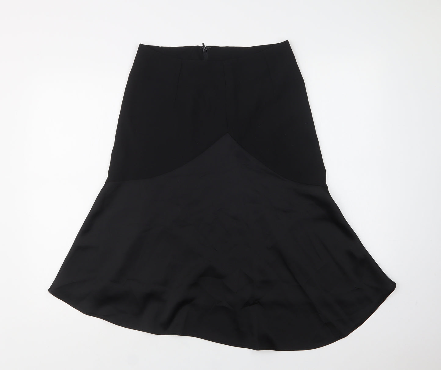 Finery Womens Black   A-Line Skirt Size 10   Zip