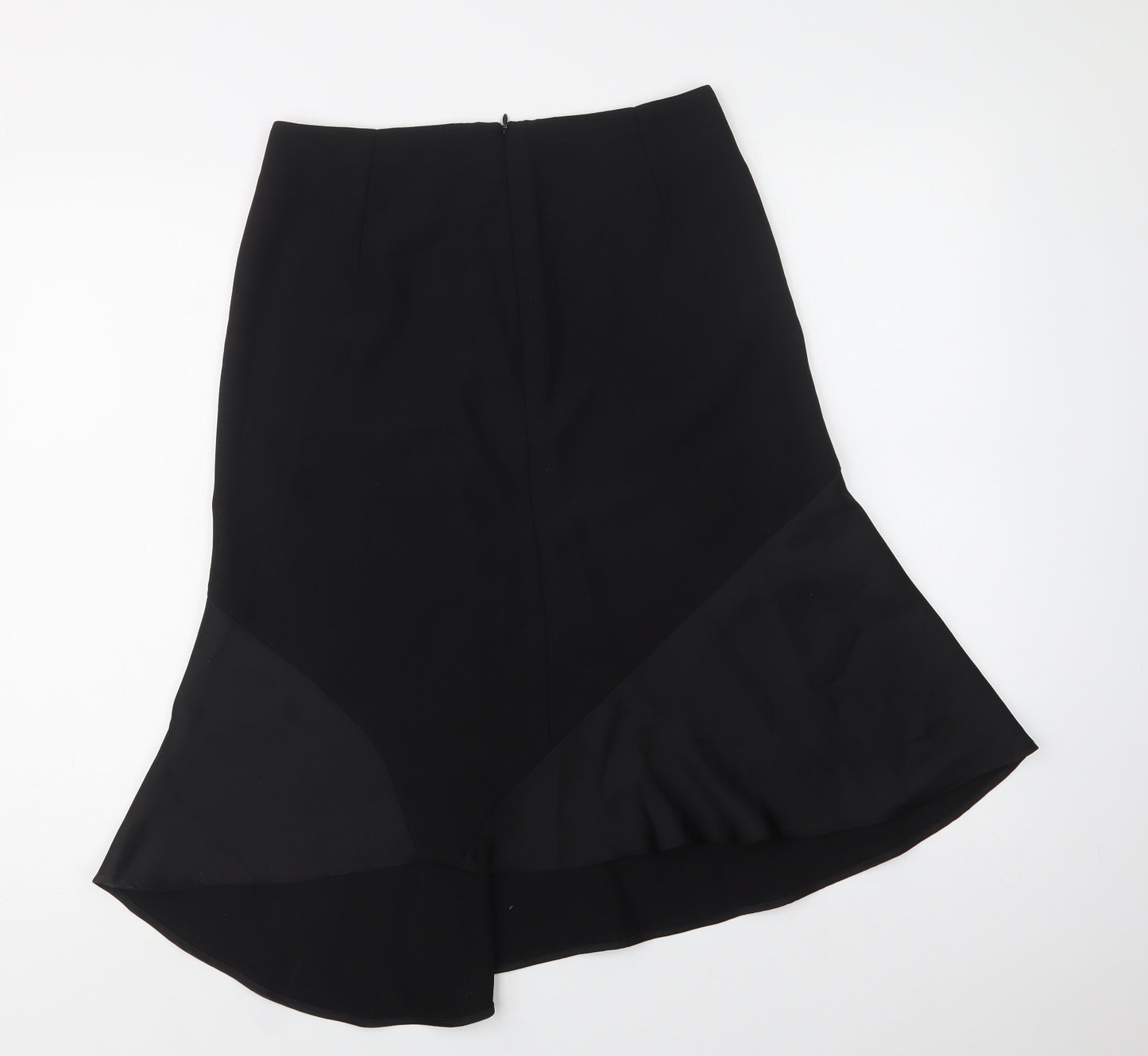 Finery Womens Black   A-Line Skirt Size 10   Zip