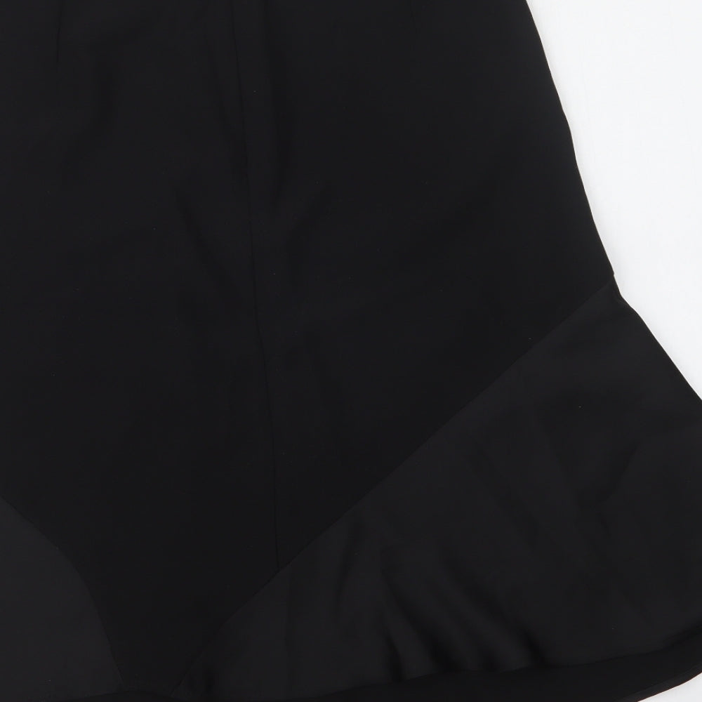 Finery Womens Black   A-Line Skirt Size 10   Zip