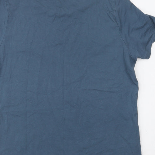 Very Womens Green  Cotton Basic T-Shirt Size 12 Crew Neck