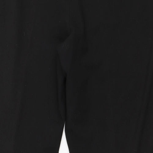 Bonmarché Womens Black  Polyester Trousers  Size 22 L27 in Regular