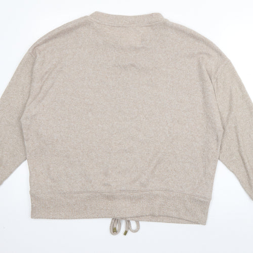 George Womens Beige Solid Polyester Top Pyjama Top Size 12