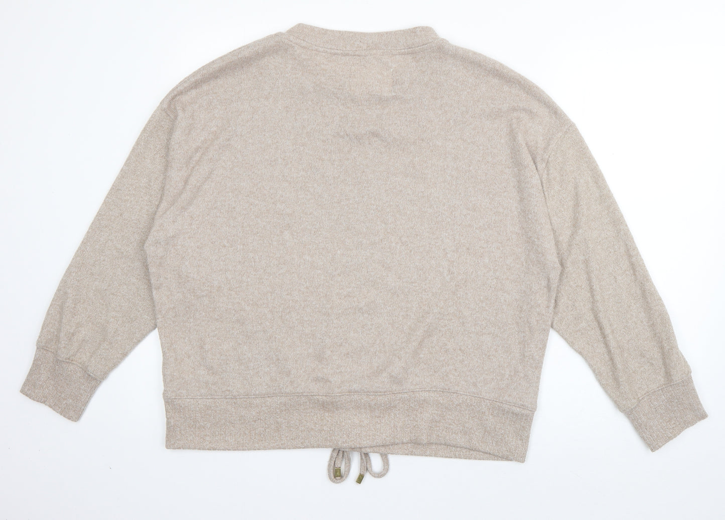 George Womens Beige Solid Polyester Top Pyjama Top Size 12