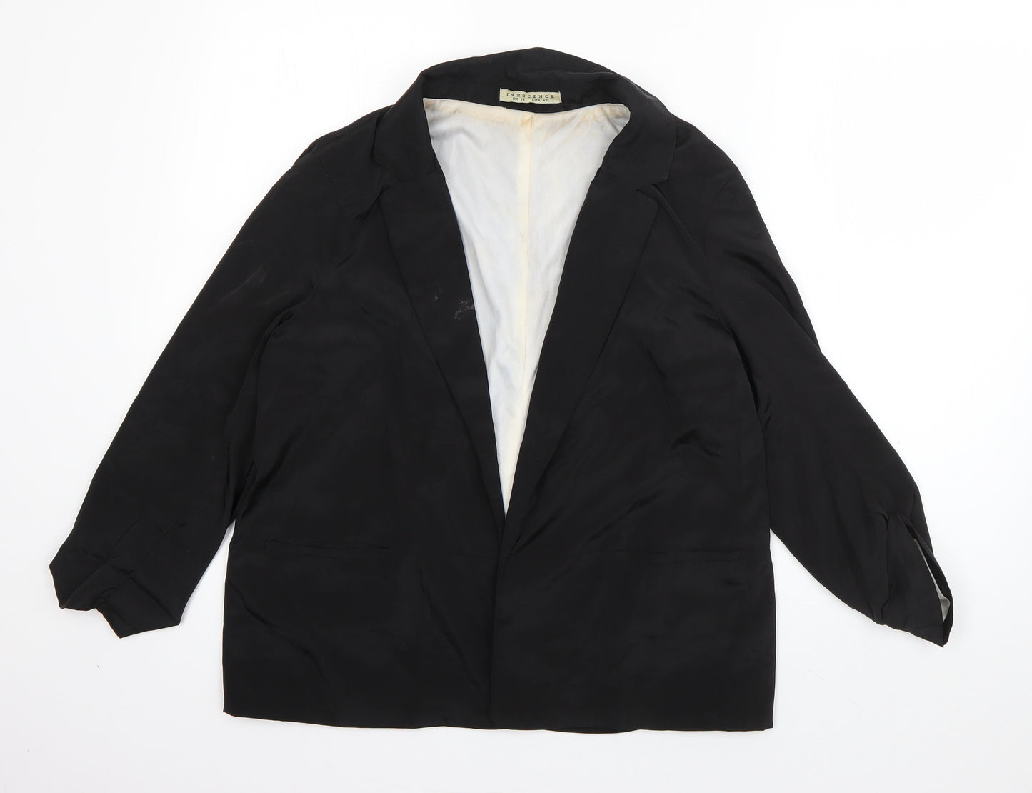 innocence Womens Black   Jacket Blazer Size 14