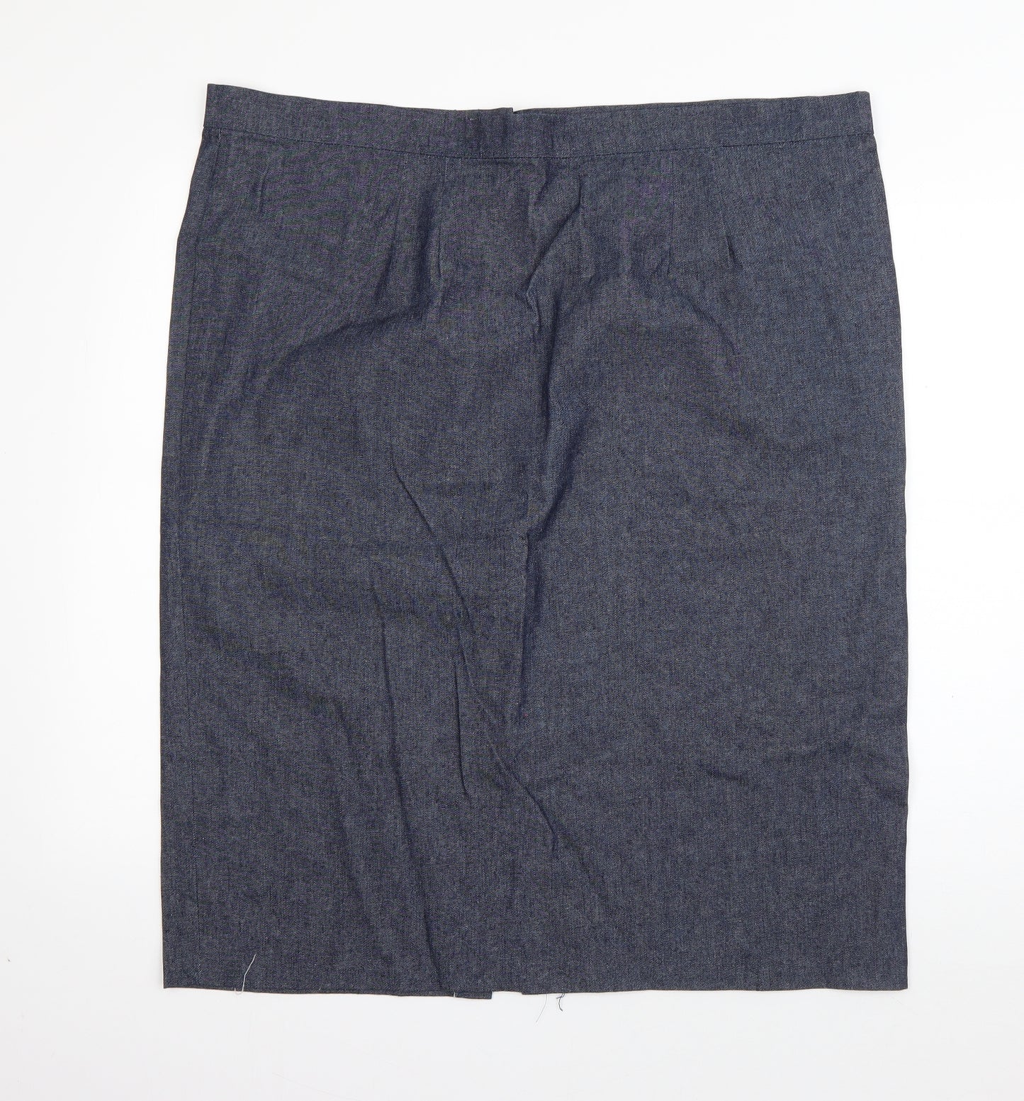 Preworn Womens Blue  Polyester Straight & Pencil Set Size 42 in   Zip
