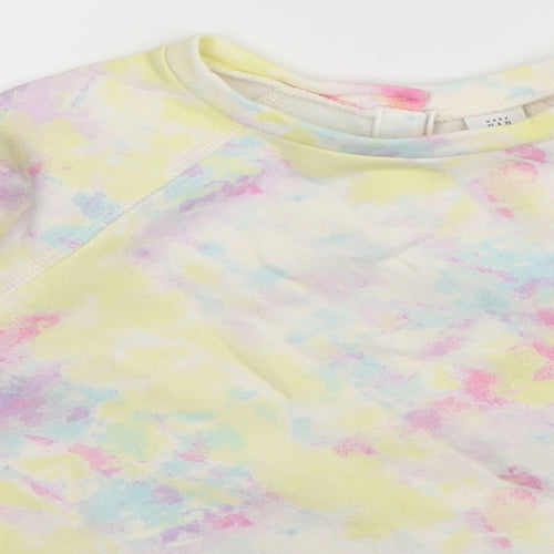 Gap Girls Multicoloured  Cotton Pullover Sweatshirt Size 5 Years  Pullover - Tie Dye