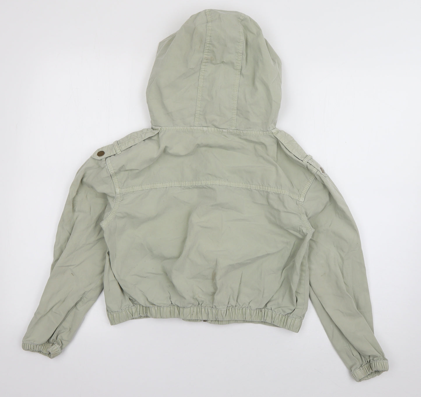 NEXT Girls Green   Jacket  Size 11 Years  Zip