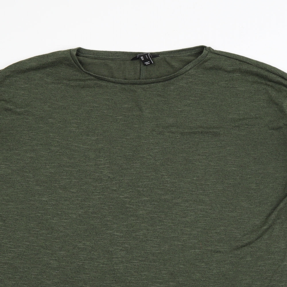 New Look Womens Green  Viscose Pullover Sweatshirt Size L  Pullover