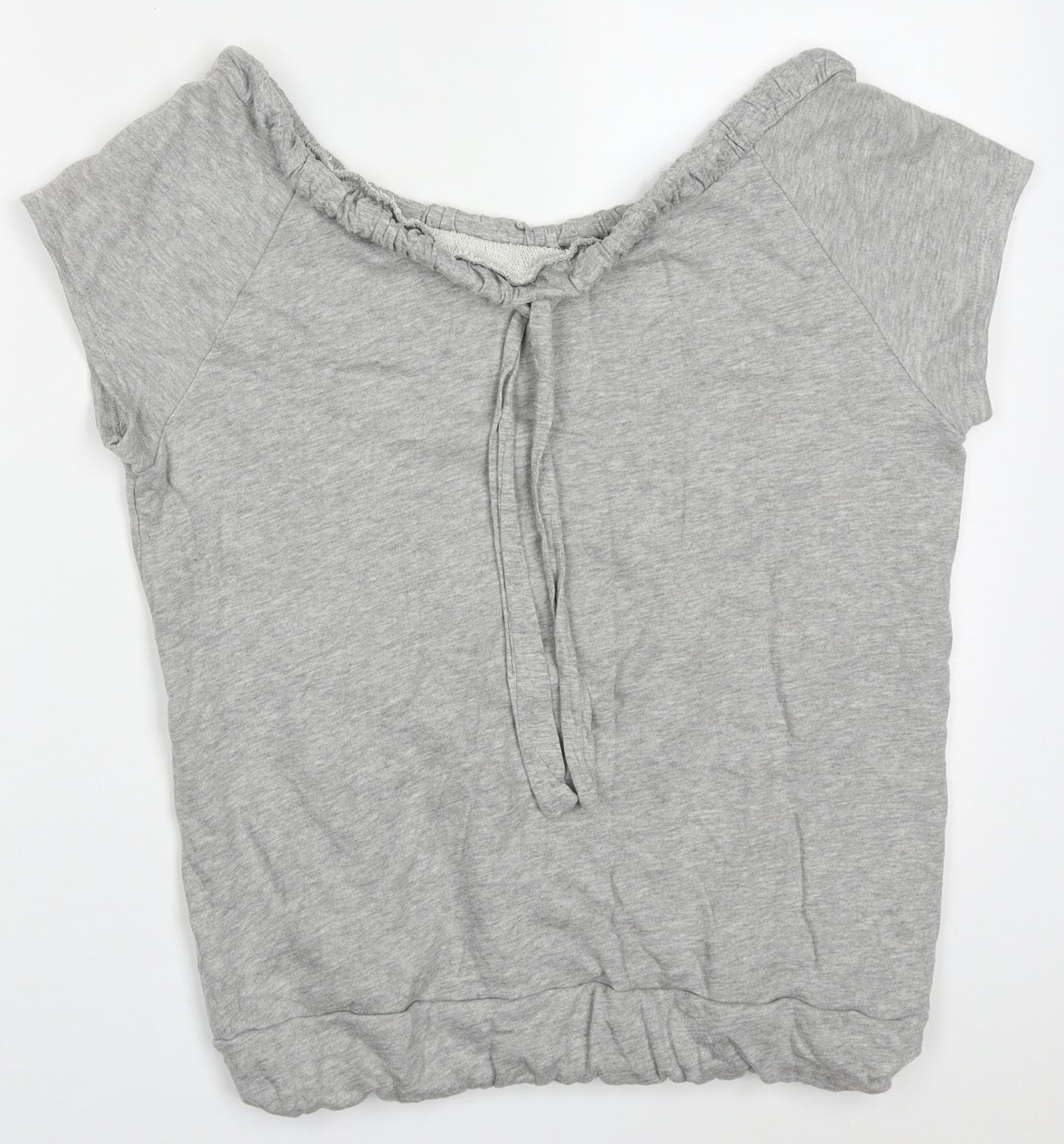 BHS Womens Grey  Cotton Pullover Sweatshirt Size 16  Pullover