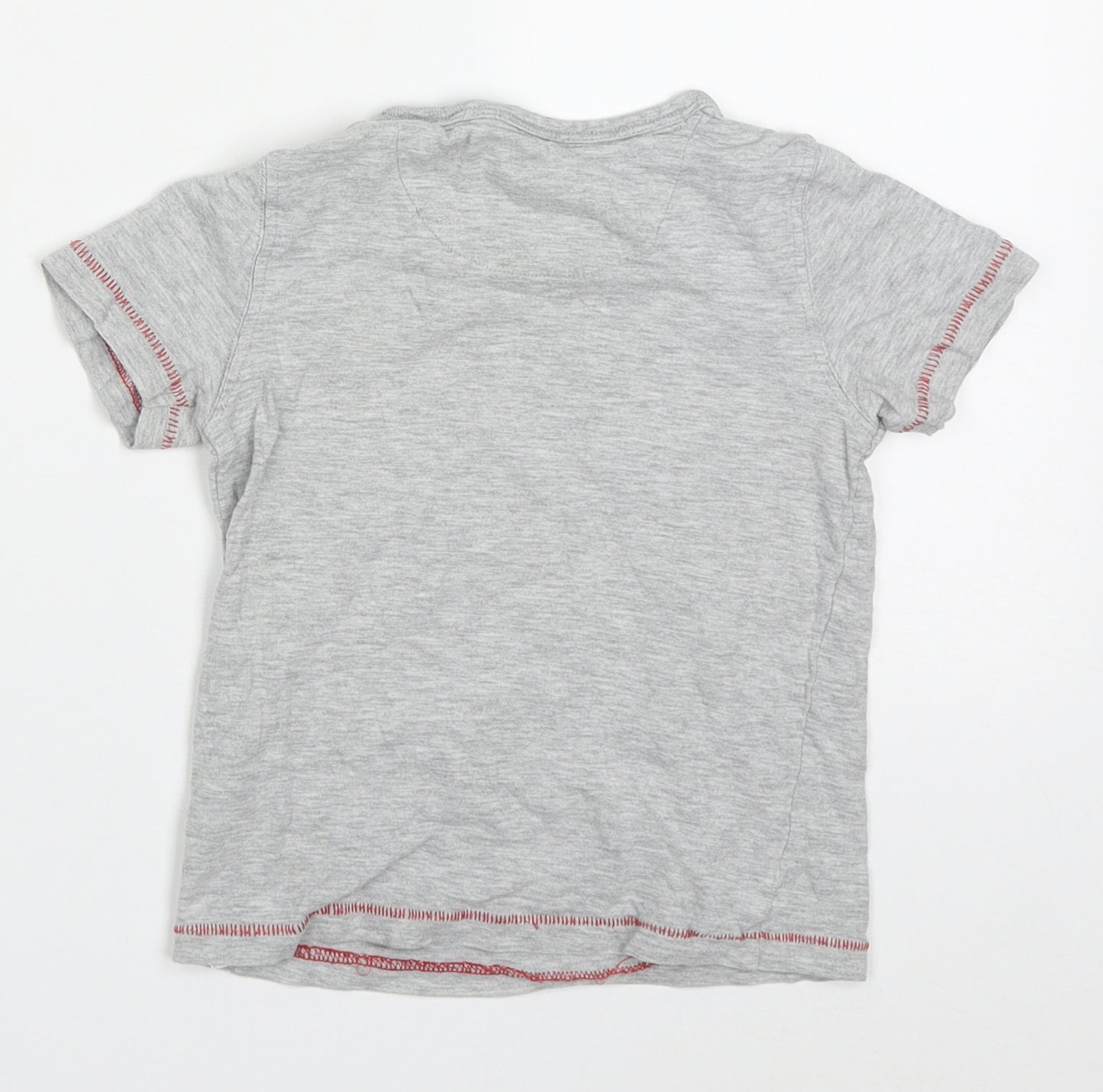 Marks and Spencer Baby Grey  Cotton Basic T-Shirt Size 18-24 Months Crew Neck Pullover - Thomas & Friends