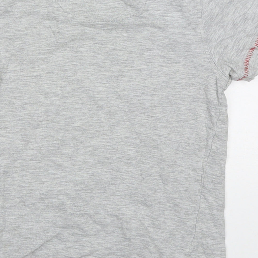 Marks and Spencer Baby Grey  Cotton Basic T-Shirt Size 18-24 Months Crew Neck Pullover - Thomas & Friends