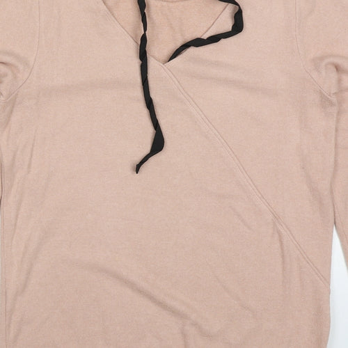 River Island Womens Pink  Polyester Pullover Sweatshirt Size 8  Pullover