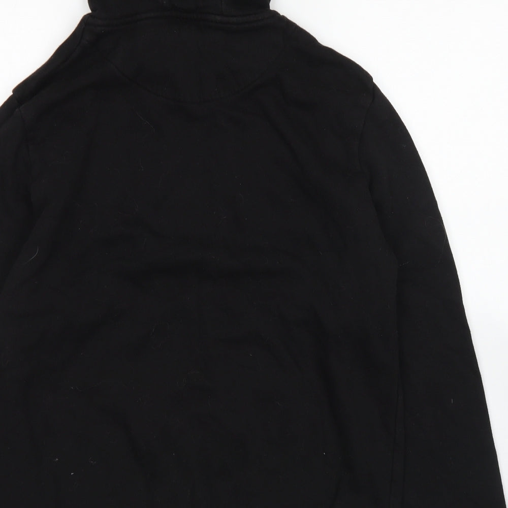 Primark Mens Black  Cotton Pullover Hoodie Size M   - Stranger Things