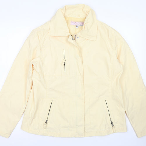 Donna System Womens Yellow   Jacket  Size 14  Zip
