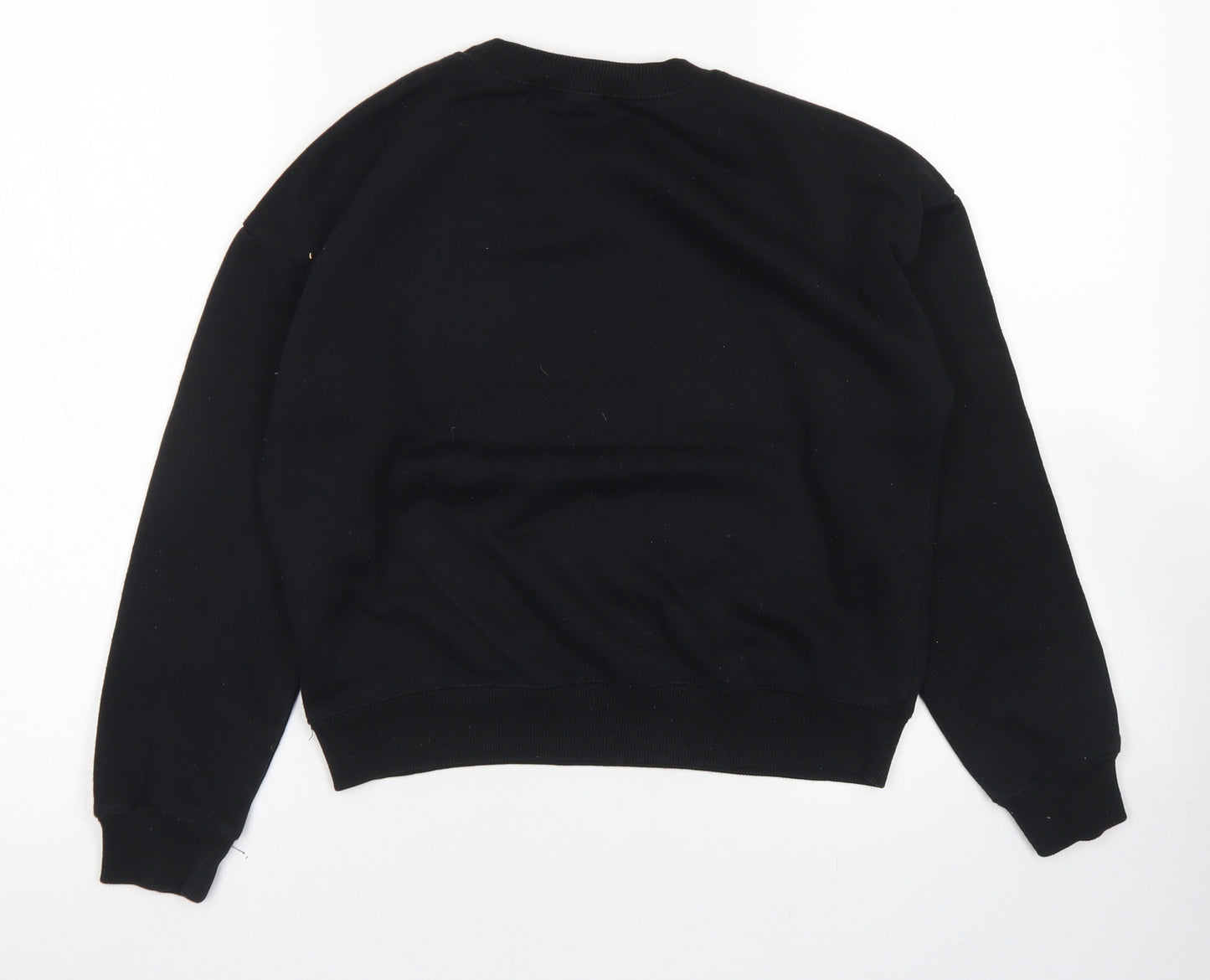 915 Generation Girls Black  Polyester Pullover Sweatshirt Size 12-13 Years