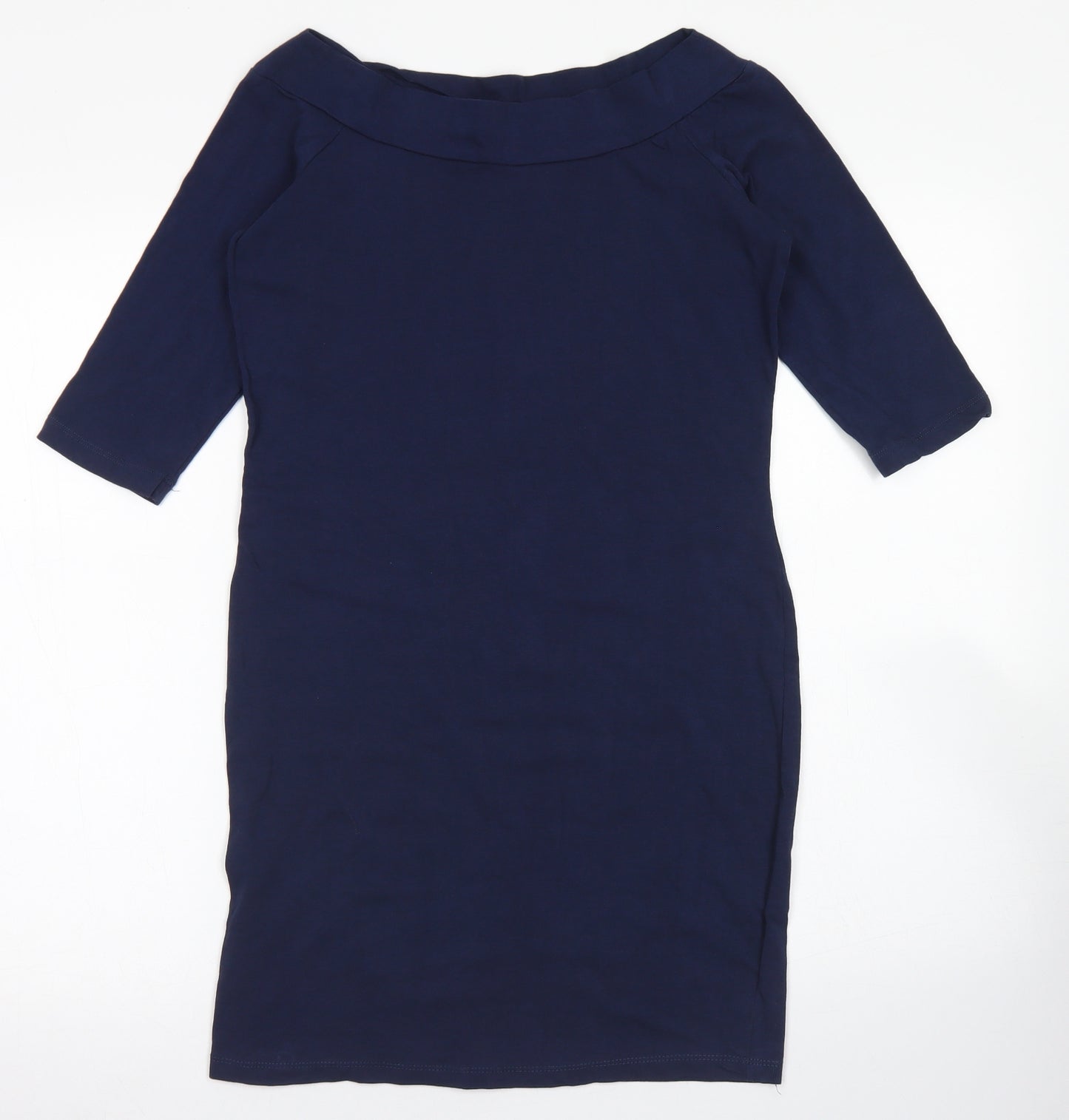 Atmosphere Womens Blue  Cotton Bodycon  Size 12  Off the Shoulder