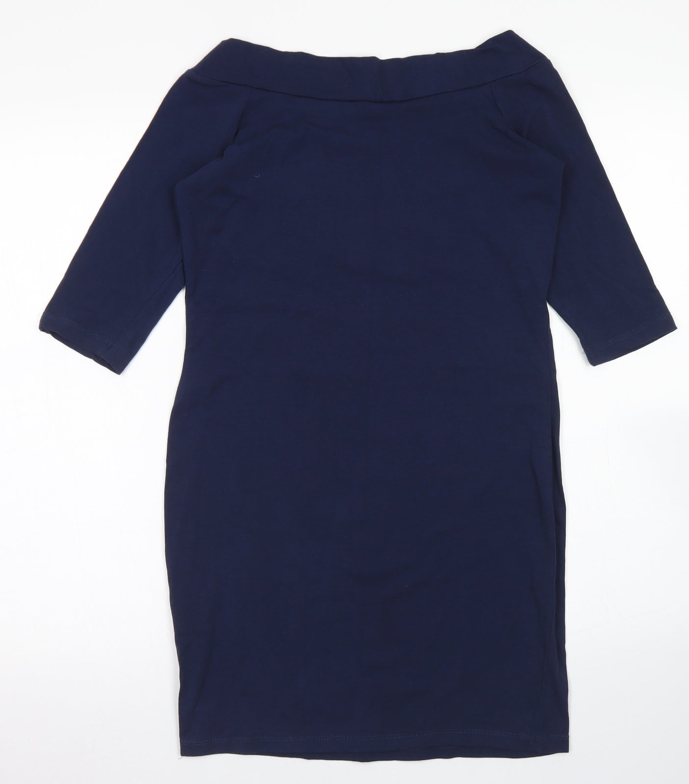 Atmosphere Womens Blue  Cotton Bodycon  Size 12  Off the Shoulder