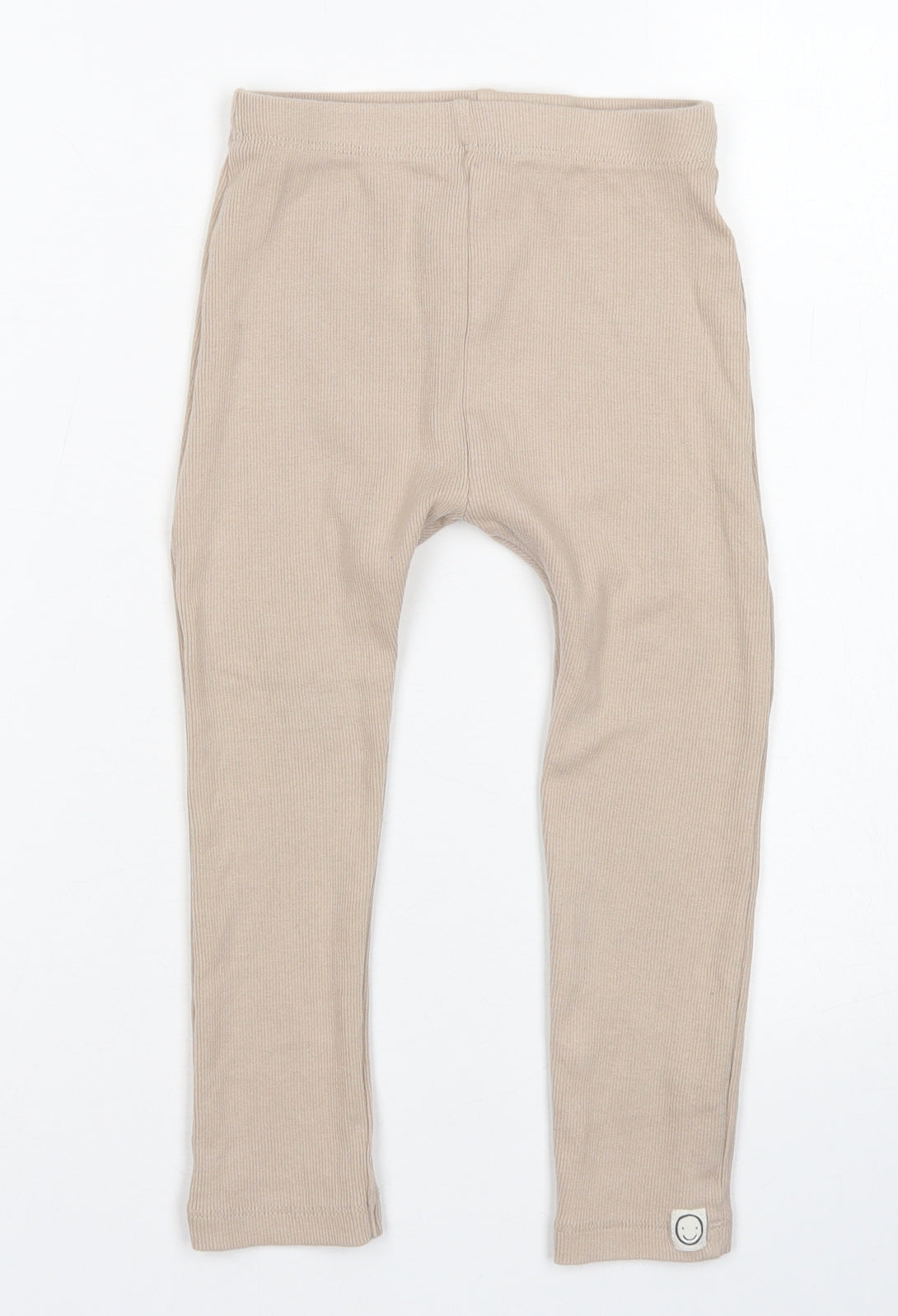 George Girls Brown  Cotton Jogger Trousers Size 3-4 Years  Regular