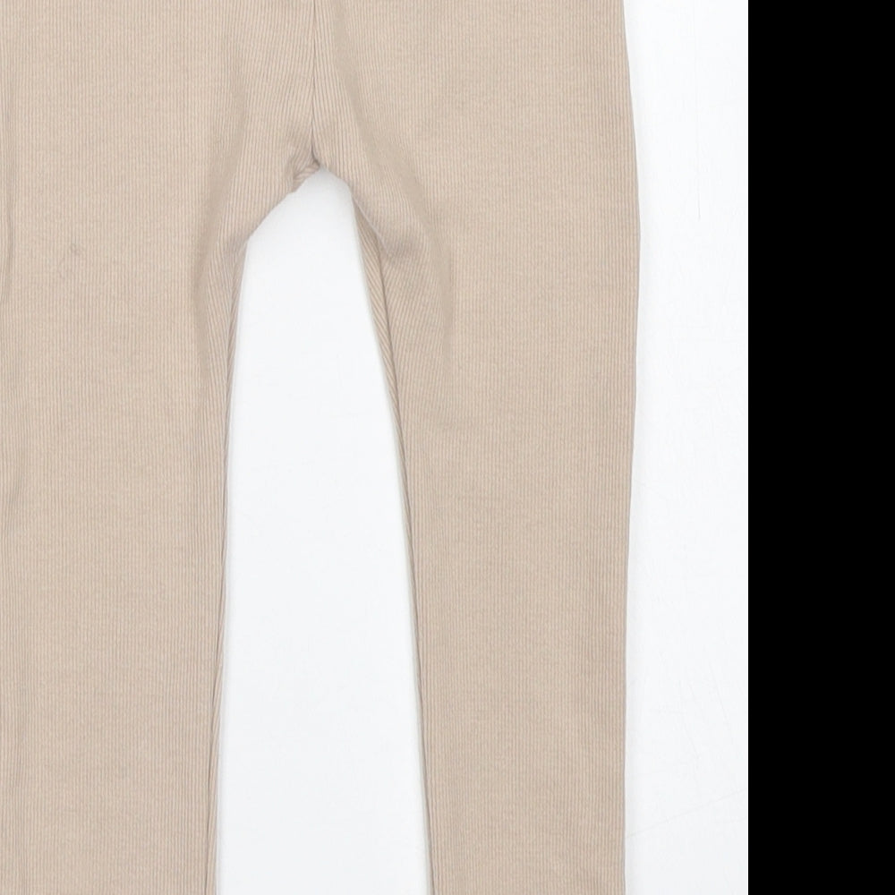 George Girls Brown  Cotton Jogger Trousers Size 3-4 Years  Regular