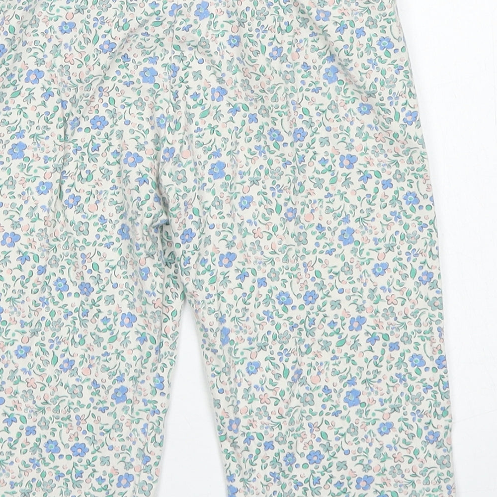 Mini Boden Girls Blue Floral Cotton Culotte Shorts Size 2-3 Years  Regular