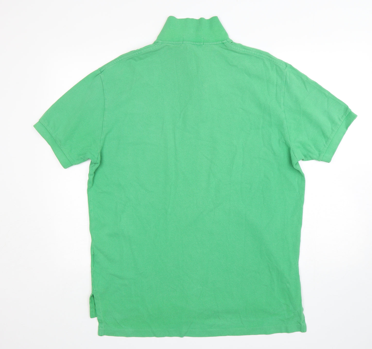 Polo Ralph Lauren Mens Green  Cotton  Polo Size L Collared