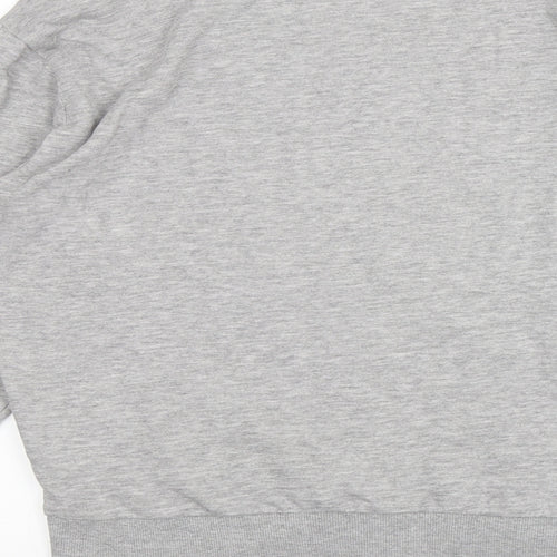 H&M Womens Grey  Cotton Pullover Sweatshirt Size M