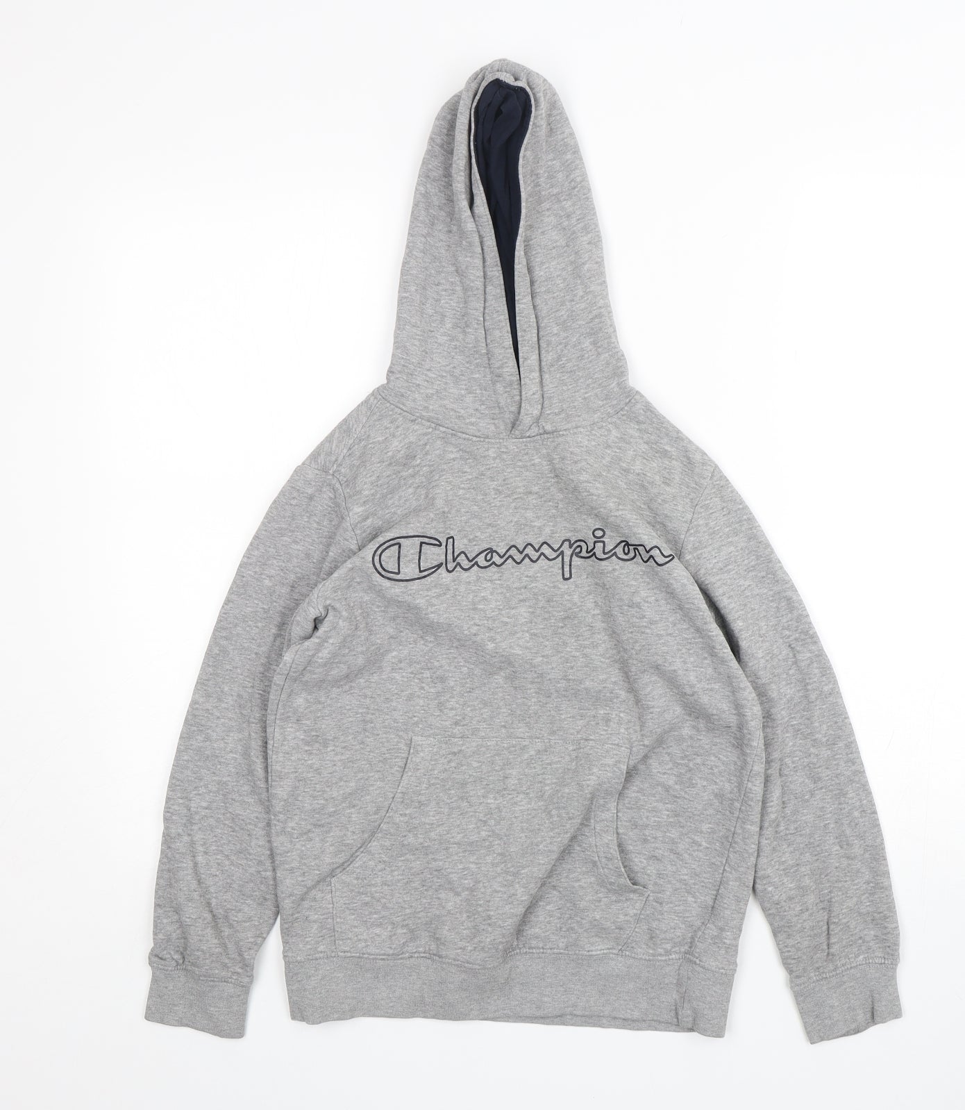 Champion  Boys Grey  Cotton Pullover Hoodie Size 11-12 Years