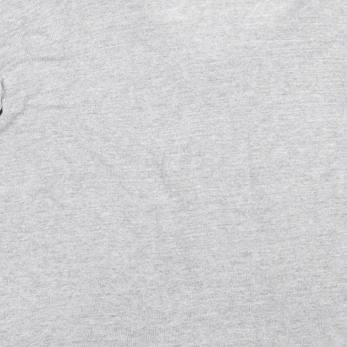 Stradivarius Womens Grey V-Neck  Acrylic Pullover Jumper Size M