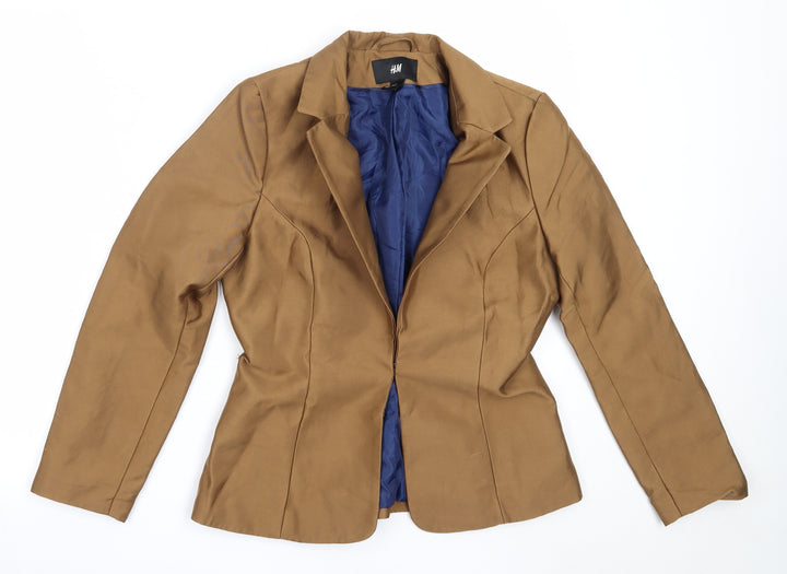 H&M Womens Brown Jacket Blazer Size 36