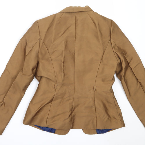 H&M Womens Brown   Jacket Blazer Size 36