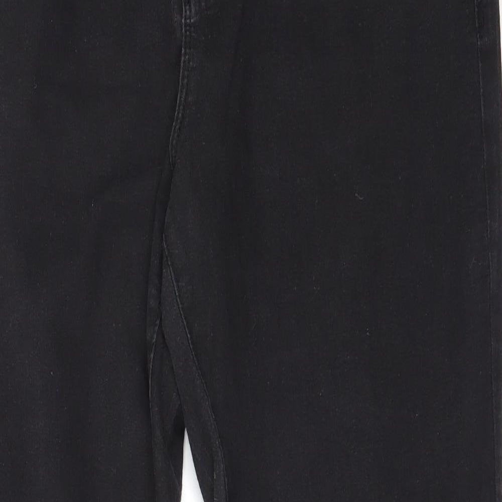 Primark Womens Black  Cotton Skinny Jeans Size 16 L27 in Regular