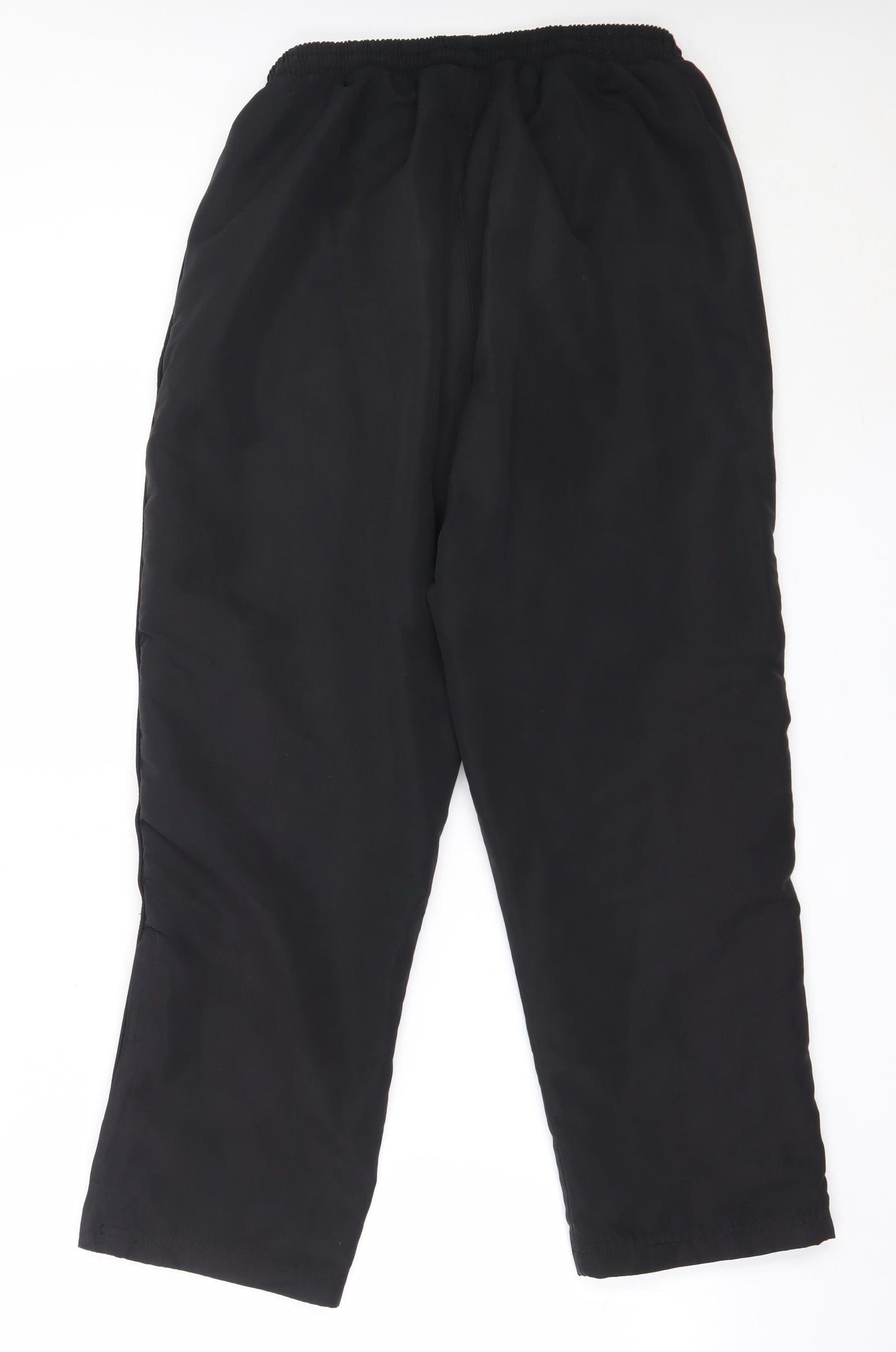 Slazenger Mens Black  Polyester Sweatpants Trousers Size L L28 in Regular