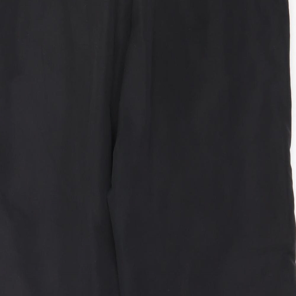 Slazenger Mens Black  Polyester Sweatpants Trousers Size L L28 in Regular