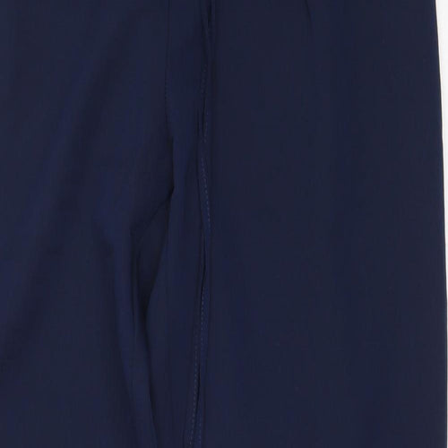 Oodji Womens Blue  Polyester Trousers  Size 40 L26.5 in Regular