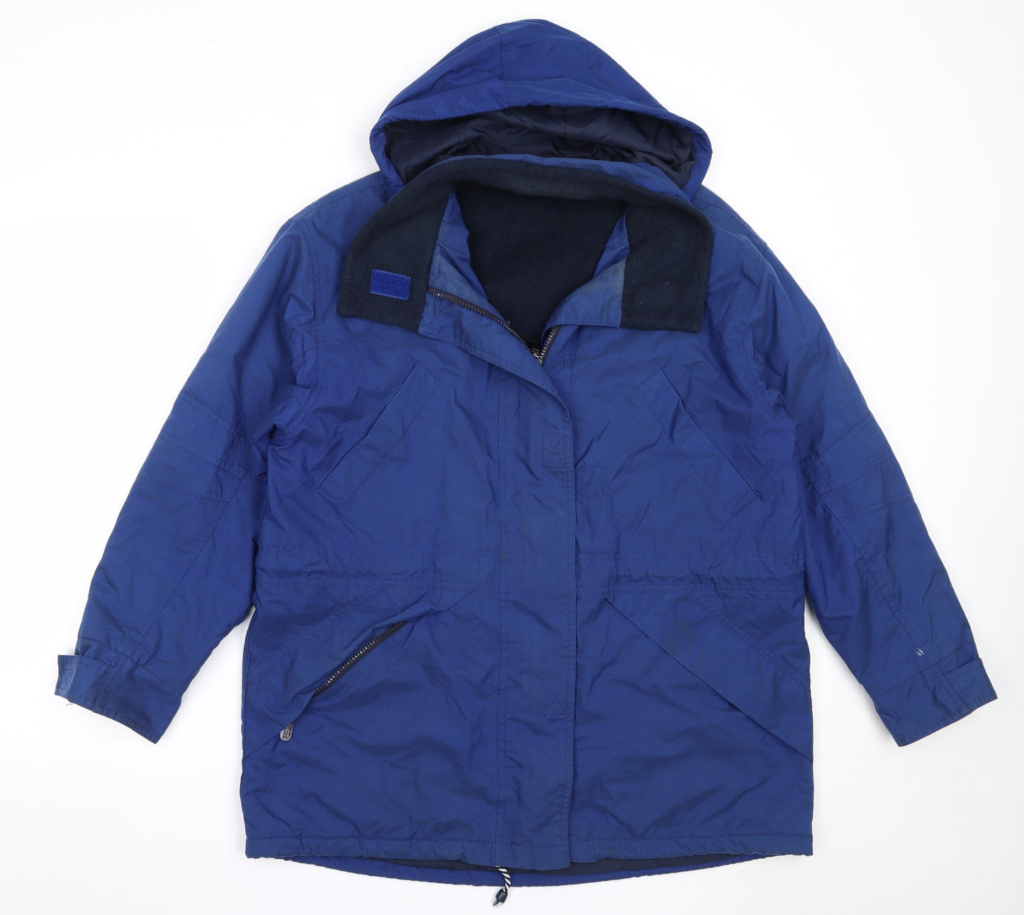 NX Sport Mens Blue   Overcoat Coat Size M