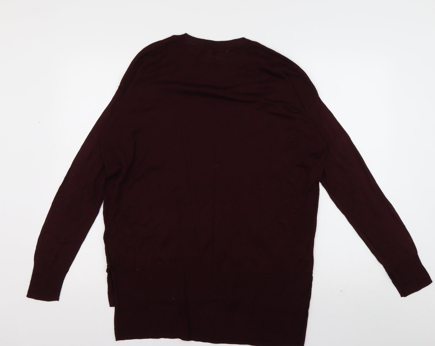 H&M Mens Red  Viscose Pullover Sweatshirt Size M