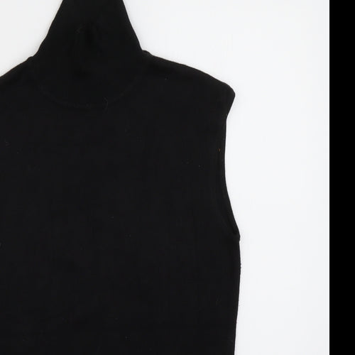 Primark Womens Black  Viscose Pullover Sweatshirt Size 12  Pullover