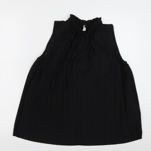 H&M Womens Black  Polyester Basic Tank Size XS Crew Neck
