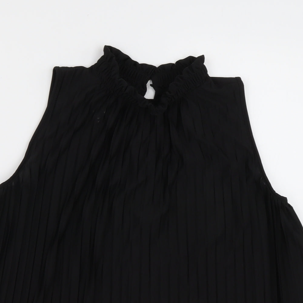 H&M Womens Black  Polyester Basic Tank Size XS Crew Neck