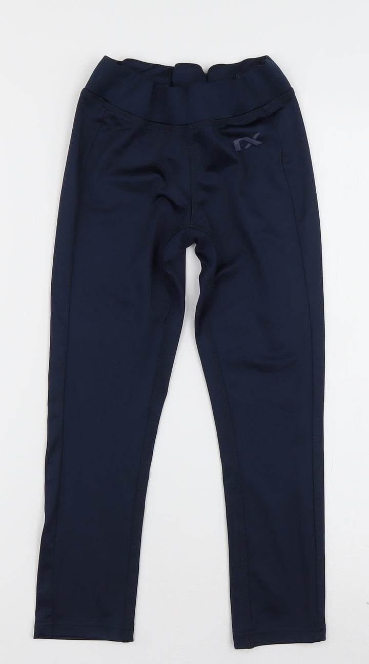 NEXT Girls Blue Polyester Capri Trousers Size 9 Months Regular