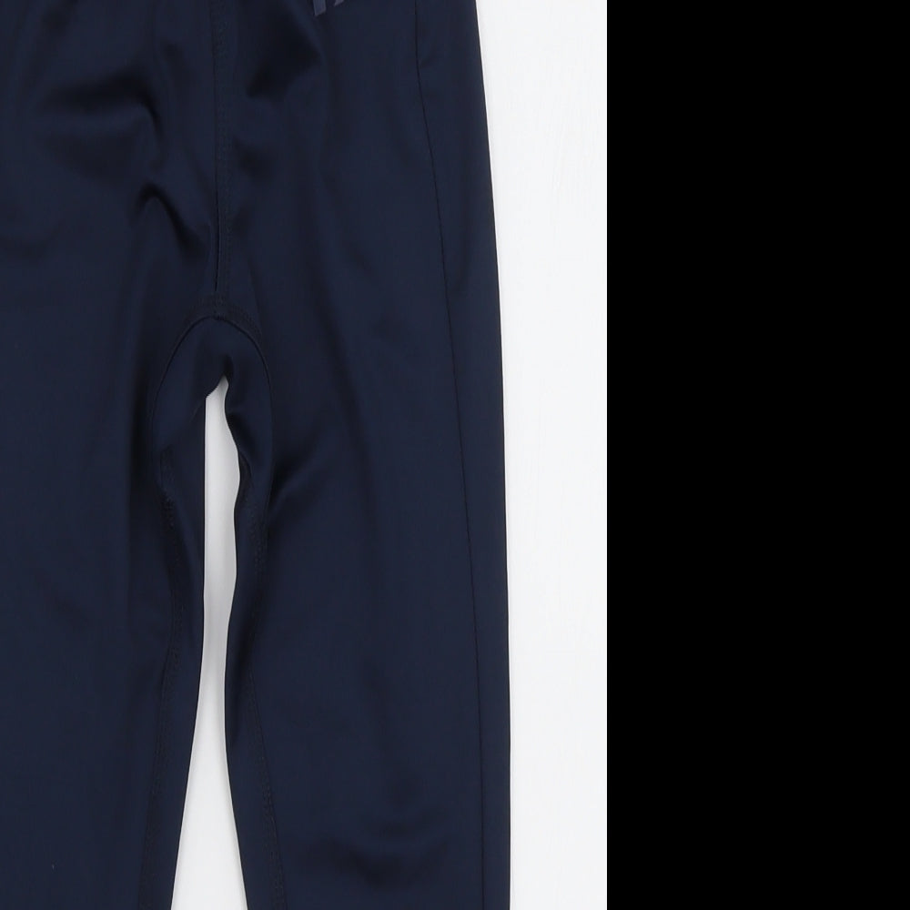 NEXT Girls Blue  Polyester Capri Trousers Size 9 Months  Regular