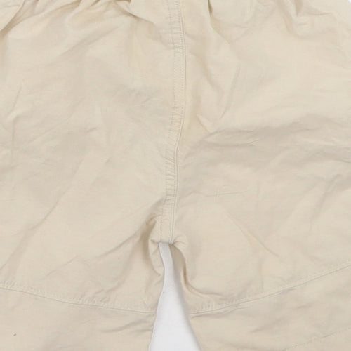 Reebok Boys Beige  Cotton Sweat Shorts Size 2 Years  Regular Tie